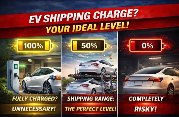 What Charge Level Should an Electric Car Have Before Shipping